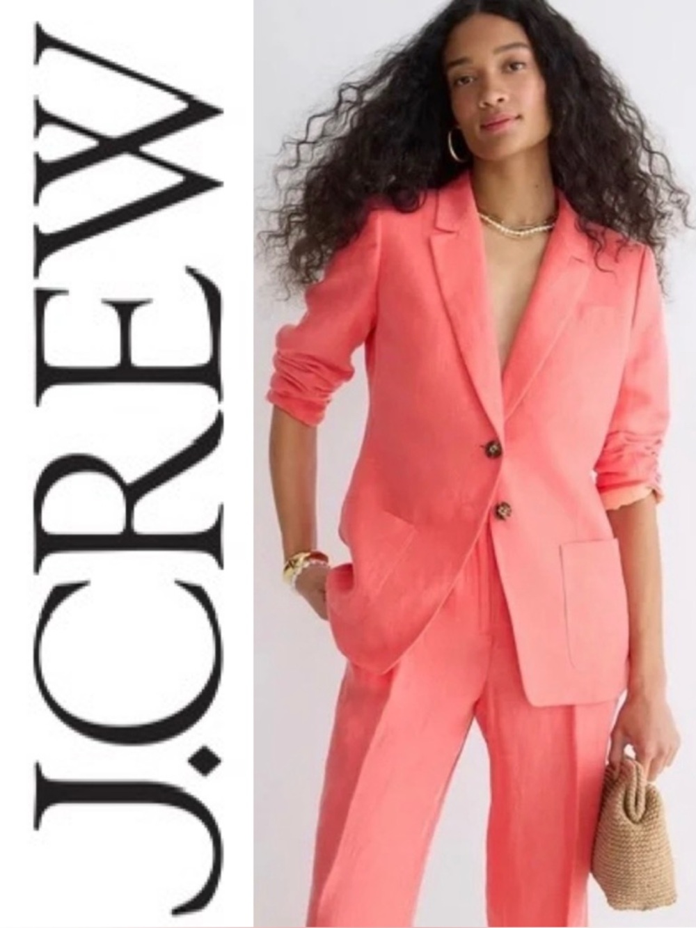 J CREW Helena Blazer & Essential Pant Set